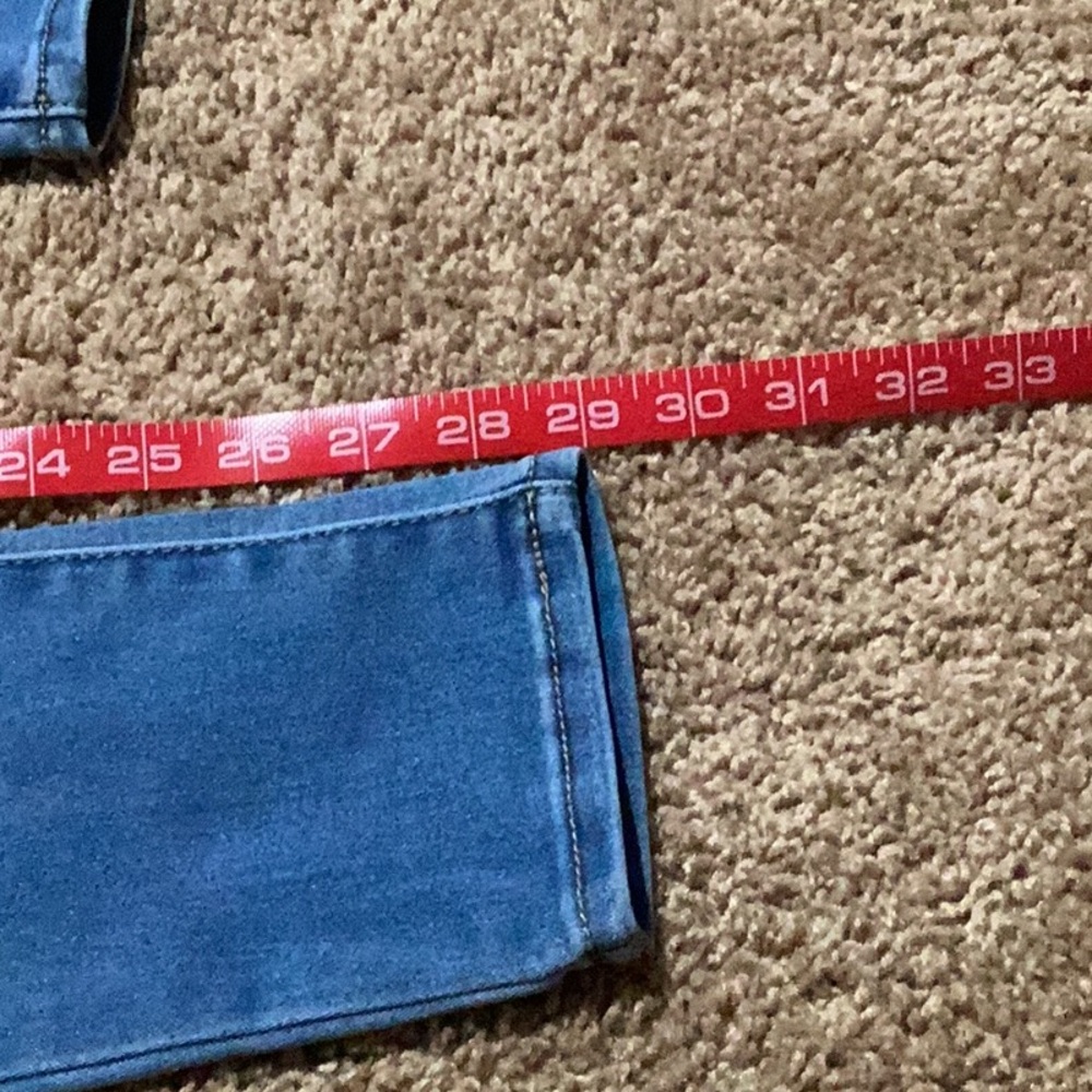 Seven7 Tummy Toner Denim Leggings - Size 6 - Picture 8 of 10